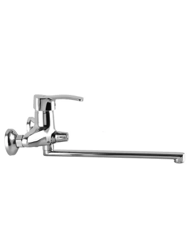 Змішувач для ванни Domino DQ-208 (довгий ніс, хром) - 3