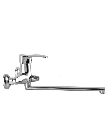 Змішувач для ванни Domino DQ-208 (довгий ніс, хром) - 3