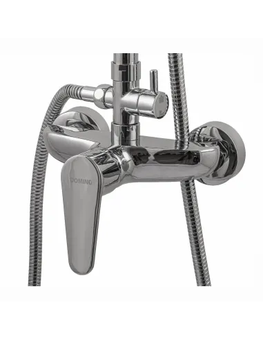 Душова система Domino-Torino DS-TO-004 (Змішувач, Штанга, Шланг, Лійка Тропік) - 4