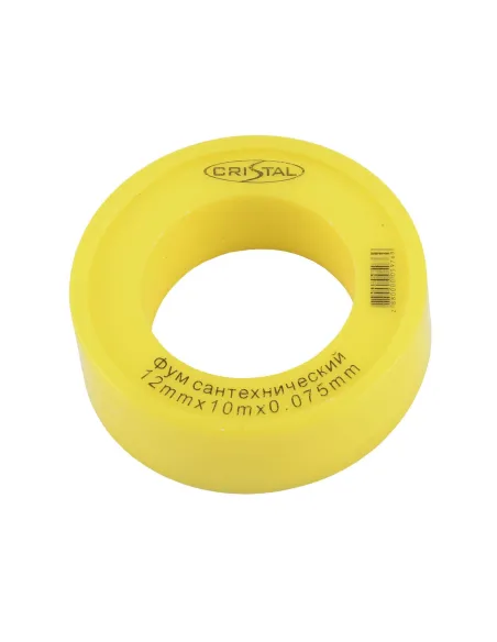 Фум лента тефлоновая Cristal S-1202 12 х 10 х 0.08 мм - 1