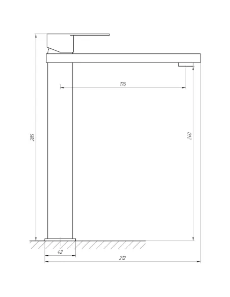 Смеситель для раковины в ванной Topaz Sardinia TS 08203-H18 хром - 5