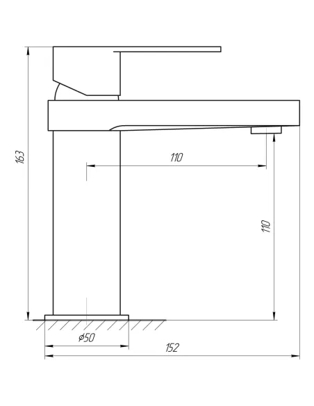 Змішувач для умивальника Topaz Sardinia TS 08221 - 5