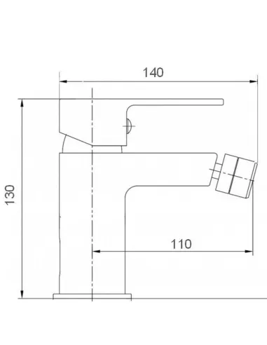 Змішувач для біде Topaz Zara TZ13601 - 5