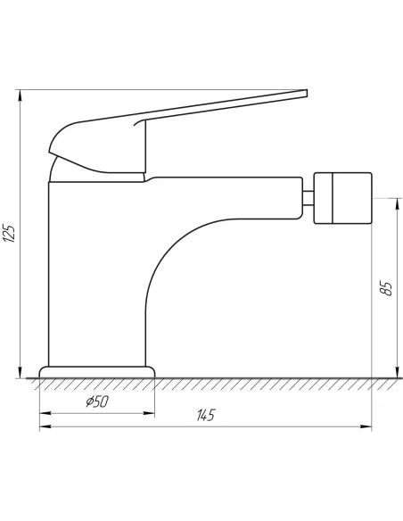 Смеситель для биде Globus Lux Koln GLK-106 - 5 Смеситель для биде Globus Lux Koln GLK-106 - 5