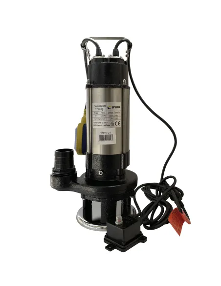 Фекальный насос Optima V1500-QG 1.5 кВт, с режущим механизмом - 1