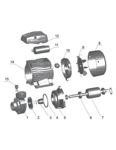 Вихровий поверхневий насос Optima QB70 0.55 кВт - 5