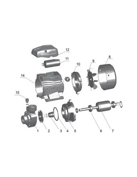 Вихровий поверхневий насос Optima QB70 0.55 кВт - 5