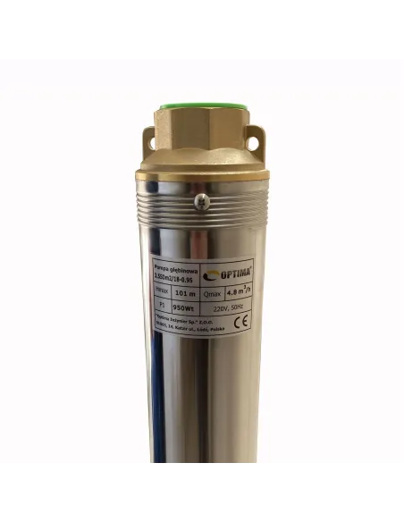 Відцентровий глибинний насос Optima 3.5SDm 2/18 0.95 кВт, пульт, кабель 15 метрів - 9