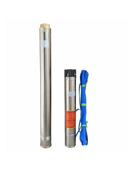 Промышленный глубинный насос Optima 4SD10/18 3 кВт, кабель 15 метров, трехфазный - 1