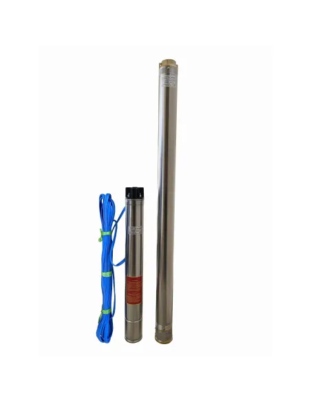 Промышленный глубинный насос Optima 4SD10/28 5.5 кВт, кабель 15 метров, трехфазный - 1