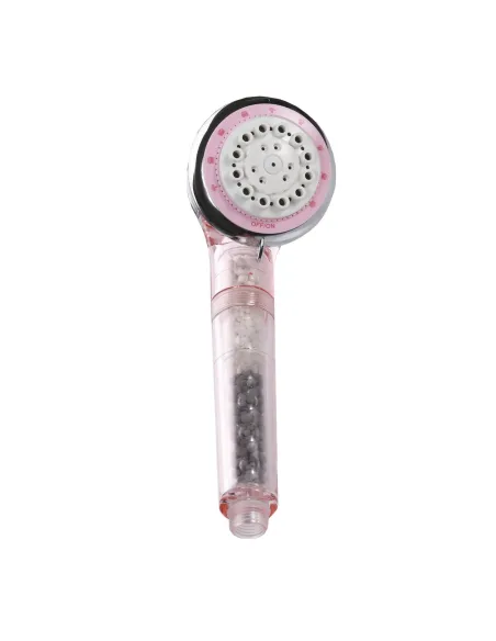 Лійка для душу гідромасажна Bio+ Systems SFH-01 Pink з картриджем, 8 режимів - 2