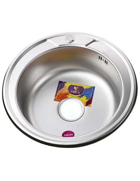Мийка кругла Mira MR 510, 510х180, Decor - 1