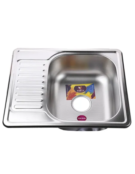 Мийка прямокутна Mira MR 5848, 580х480х180, Decor - 1