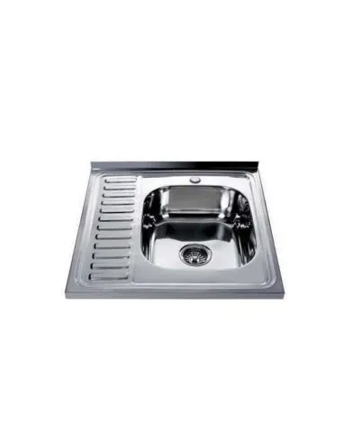 Мойка прямоугольная Mira MR 6060, 600х600х180, Decor, Right - 2