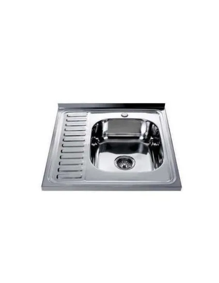 Мойка прямоугольная Mira MR 6060, 600х600х180, Decor, Right - 2