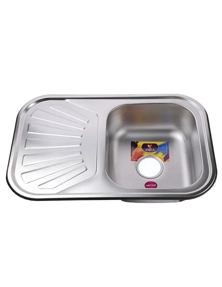 Мойка прямоугольная Mira MR 7549, 750х490х180, Decor - 1