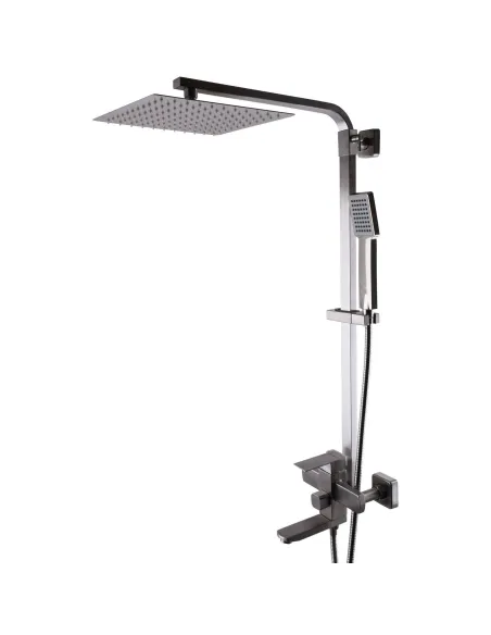 Душова система Globus Lux SBQ-SH-02 (комплект, з гусаком, нержавіюча сталь) - 1