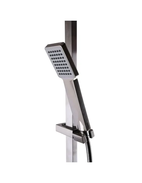 Душова система Globus Lux SBQ-SH-02 (комплект, з гусаком, нержавіюча сталь) - 4