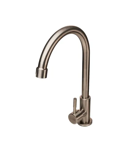 Монокран для умивальника Globus Lux SUS-001M, нержавіюча сталь - 4