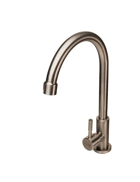 Монокран для умивальника Globus Lux SUS-001M, нержавіюча сталь - 4