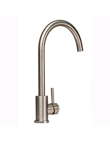 Смеситель для кухни Globus Lux SUS-203S боковой, нержавеющая сталь - 4