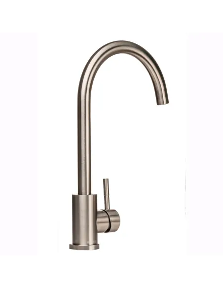 Смеситель для кухни Globus Lux SUS-203S боковой, нержавеющая сталь - 4