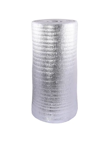 Фольгированный утеплитель полотно Теплоизол, самоклейка, 1 м, толщина 5 мм - 1