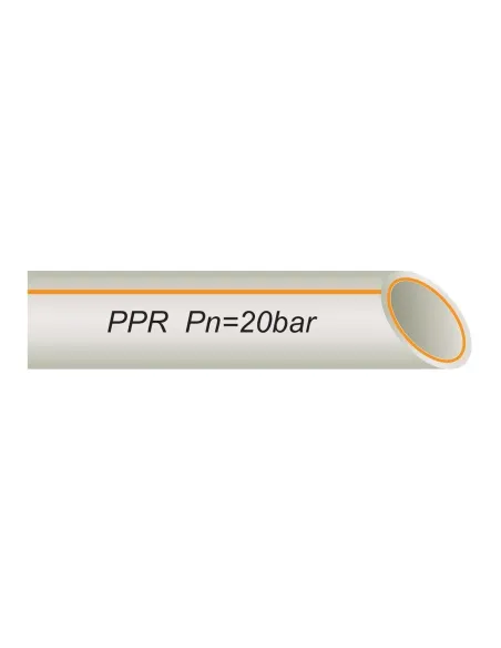 Труба для водоснабжения VS Plast VS FR-PPR PIPE 20х3,4 мм - 1 Труба для водоснабжения VS Plast VS FR-PPR PIPE 20х3,4 мм - 1