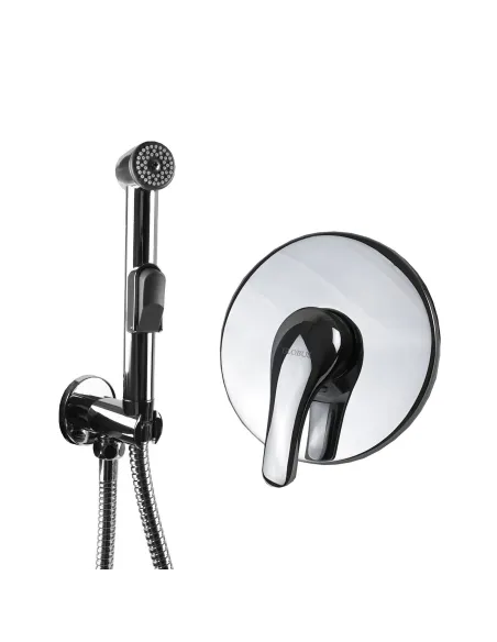 Змішувач для біде Globus Lux SOLLY GLSO-0110 CHROM (кронштейн,зі шлангом) - 1