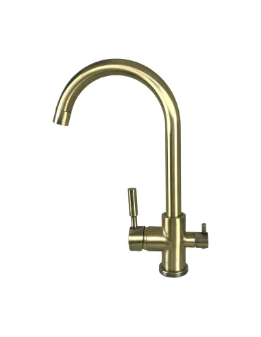 Смеситель для кухни с подключением к фильтру Globus Lux GLLR-0333 BRONZE - 3