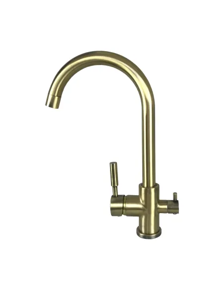 Смеситель для кухни с подключением к фильтру Globus Lux GLLR-0333 BRONZE - 3
