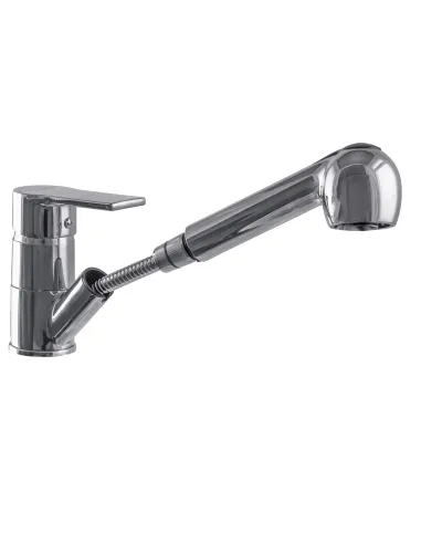 Змішувач для кухні Globus Lux Queensland GLQU-0107 CHROM (лійка-душ) - 4