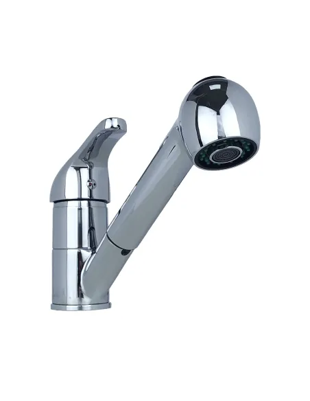 Смесители для кухни с выдвижным изливом Globus Lux Solly GLSO-0107 CHROM лейка-душ - 2