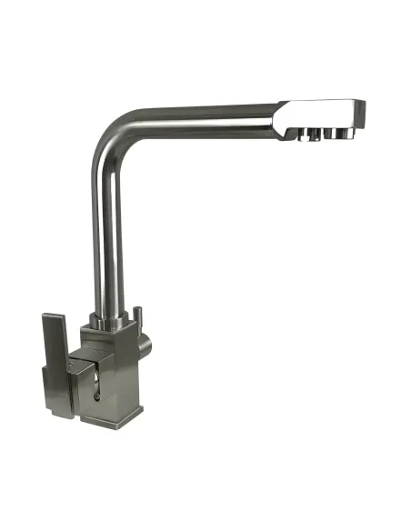 Смеситель для кухни с подключением к фильтру Globus Lux Lazer GLLR-0100 StSTEEL - 4