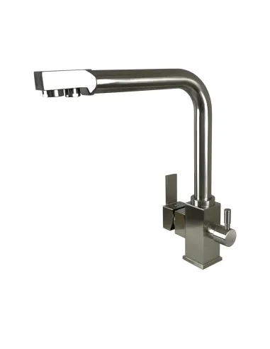 Смеситель для кухни с подключением к фильтру Globus Lux Lazer GLLR-0100 StSTEEL - 5