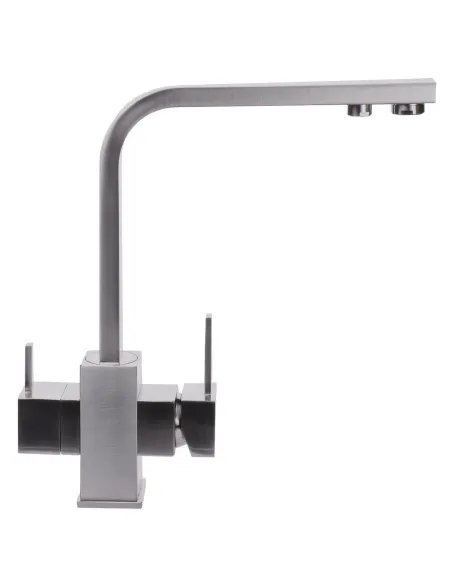 Смеситель для кухни с подключением к фильтру Globus Lux Lazer GLLR-0111 StSTEEL - 1