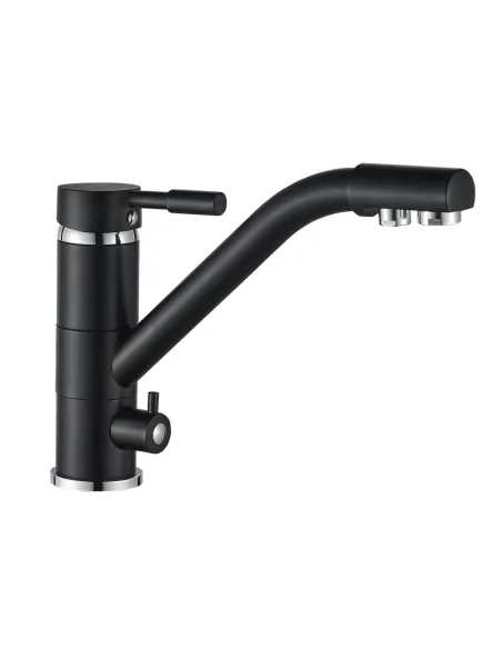 Змішувач для кухні Globus Lux GLLR-0555 BLACK (для осмосу) - 1