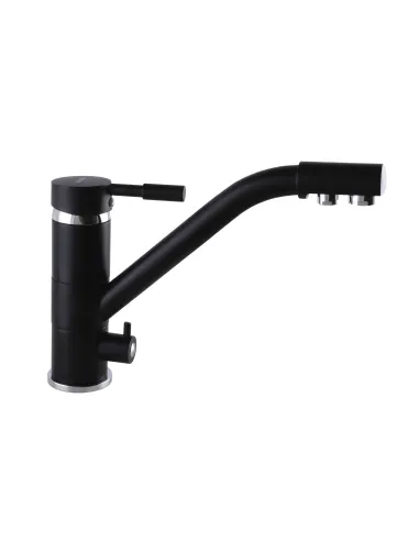 Змішувач для кухні Globus Lux GLLR-0555 BLACK (для осмосу) - 2