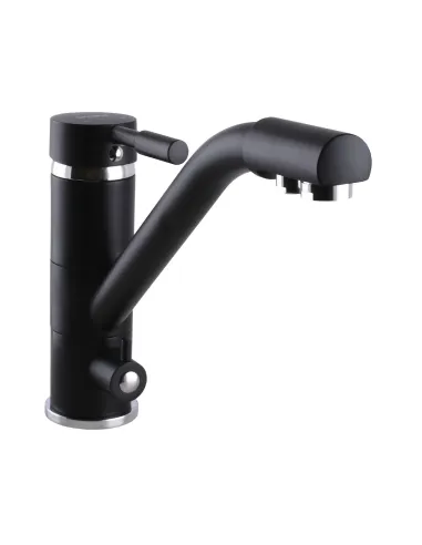 Змішувач для кухні Globus Lux GLLR-0555 BLACK (для осмосу) - 3