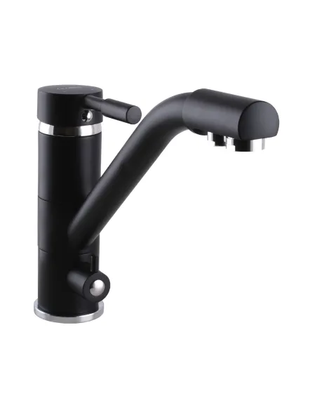 Змішувач для кухні Globus Lux GLLR-0555 BLACK (для осмосу) - 3