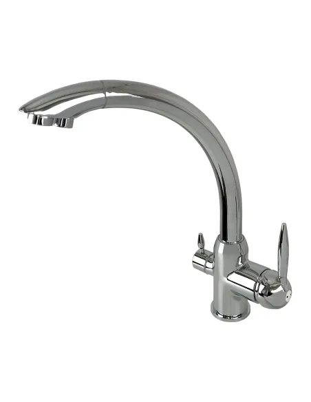 Смеситель для кухни с подключением к фильтру Globus Lux Lazer GLLR-0777 CHROM - 3