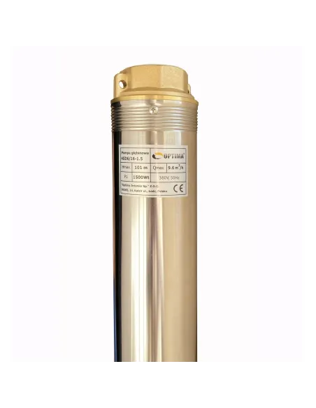 Промисловий глибинний насос Optima 4SD 6/16 1.5 кВт, кабель 15 метрів, трифазний - 3