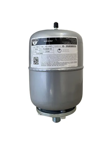 Гідроакумулятор вертикальний Zilmet Hy-Pro 2 літри з фіксованою мембраною - 1