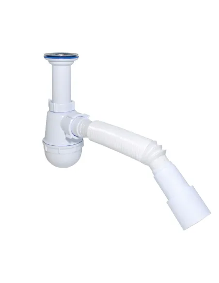 Сифон для мойки Waterstal А - 40029 1 1/2 40/50, с гофрой - 1