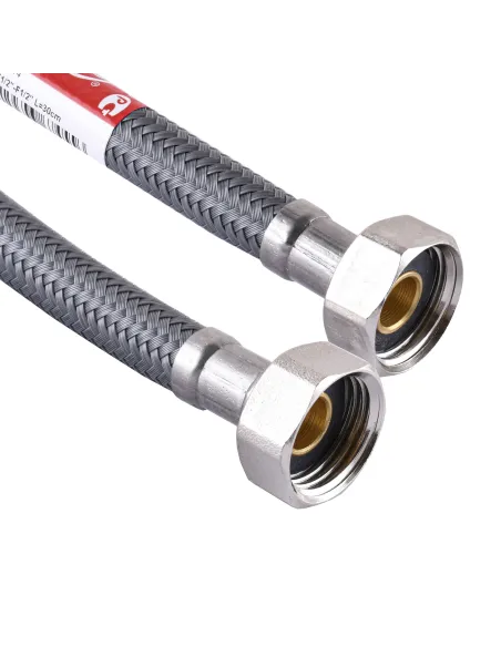 Шланг водяний Tucai 204274 1/2х1/2 BВ, 0,3 м, антикорозійний - 1