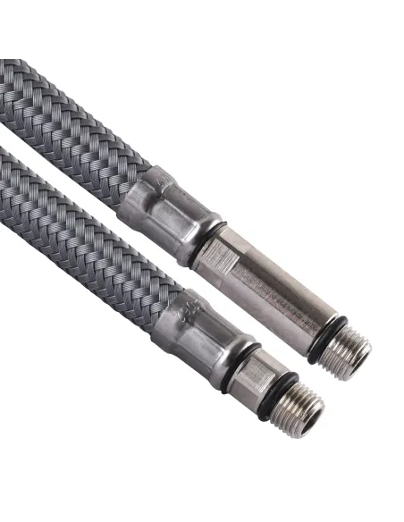 Шланг для смесителя Tucai 206223 H1/2-M10, 1,0 м, 2 шт, антикоррозийный - 1