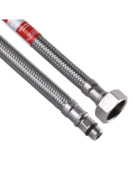 Шланг для смесителя Tucai 200194 H1/2-M10-L17, короткий, 0,8 м, нержавеющая сталь - 1