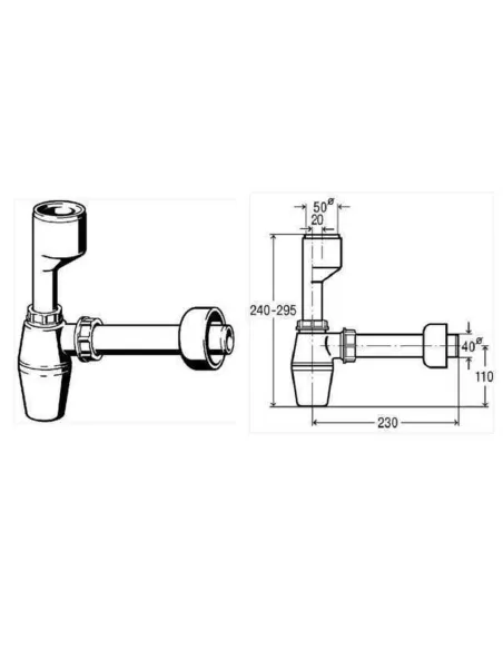 Сифон для писсуара Viega 112271 - 2