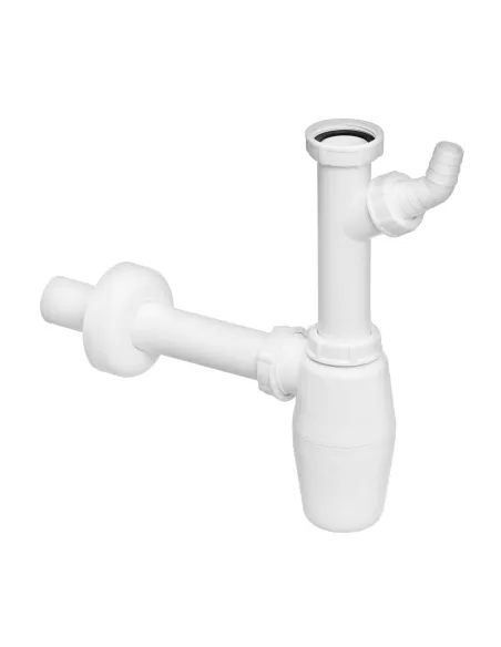 Сифон для умивальника Viega 326319 1 1/4х1 1/4, пляшка, б/р, з патрубком - 1