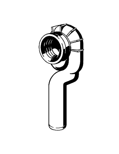 Сифон для пісуара Viega 492458, вбудований, нижній, жовтий - 2